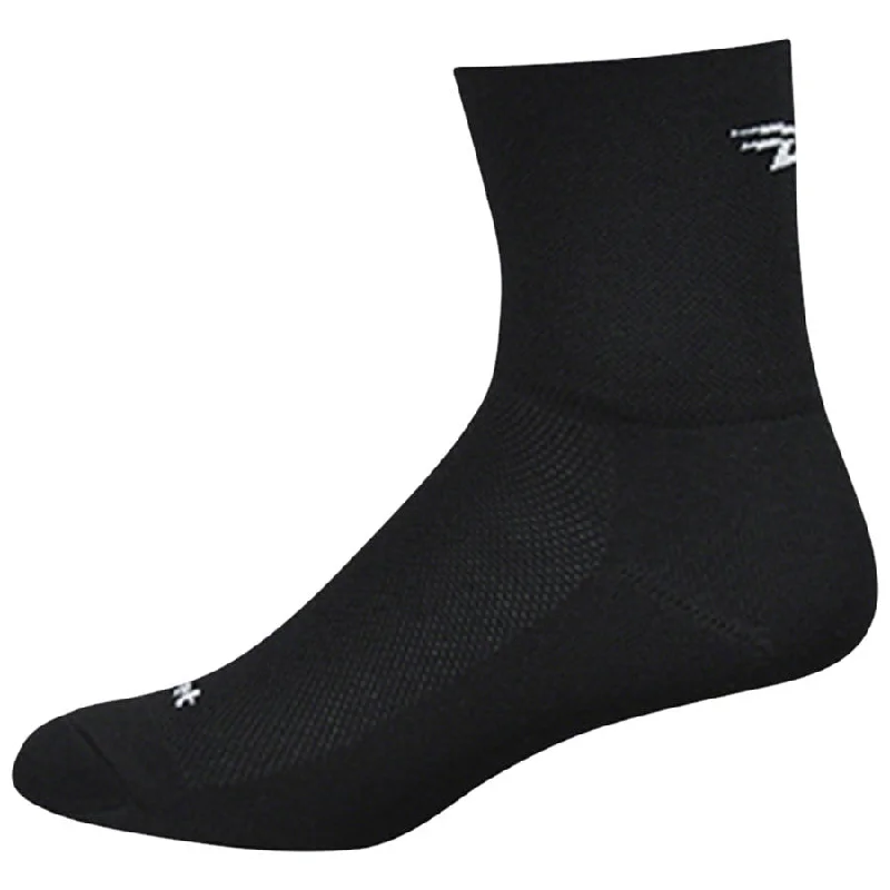 bicycle rotor torsion-Aireator D-Logo Cycling Socks - Black