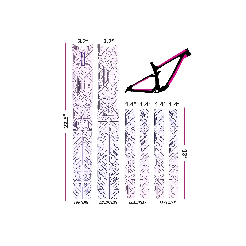 bicycle paint modification-Ground Keeper Frame Keeper Maze Runner Wind Matte