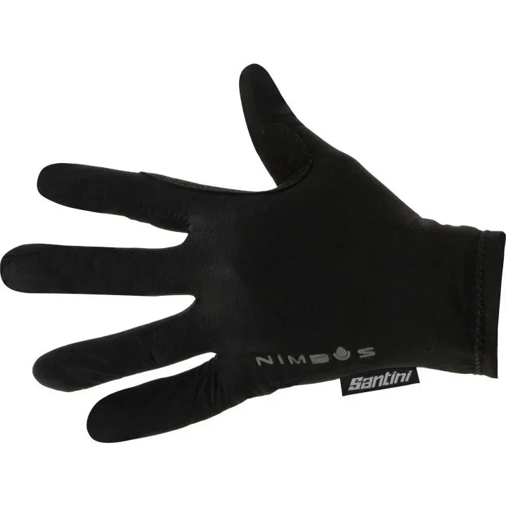 bicycle downhill strain-Santini Guard Nimbus Rain Full Gloves