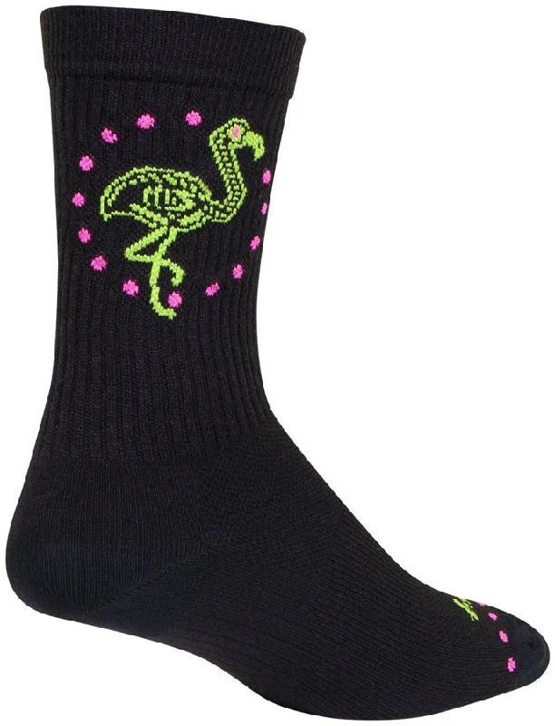 bicycle cleat capacity-SockGuy Crew Leg Up Socks - 6" Large/X-Large