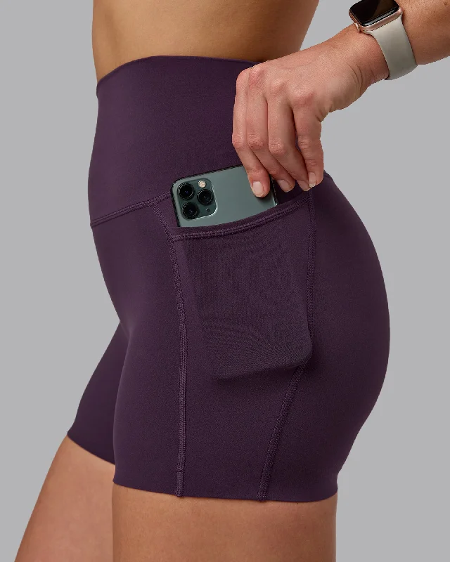 bicycle lever optimization-Elixir X-Length Shorts With Pockets - Midnight Plum