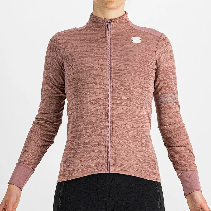 bicycle tire tensile-Maglia donna maniche lunghe Sportful Supergiara Thermal - Rosa