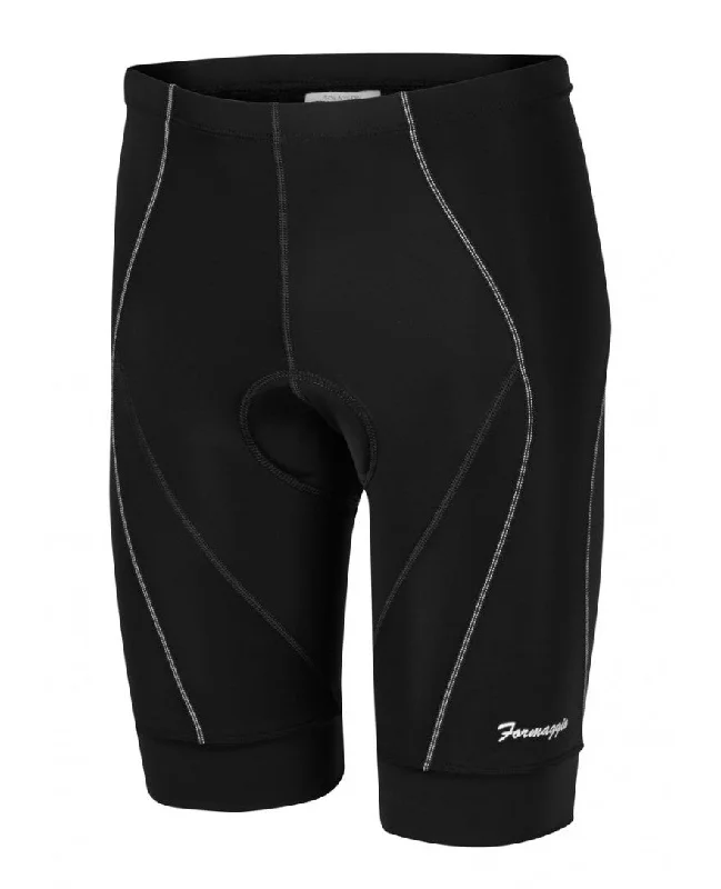 bicycle shoe improvement-Formaggio 10 Panel Men's Flatseamed Bike Short (S, M, L, XL, 2XL)