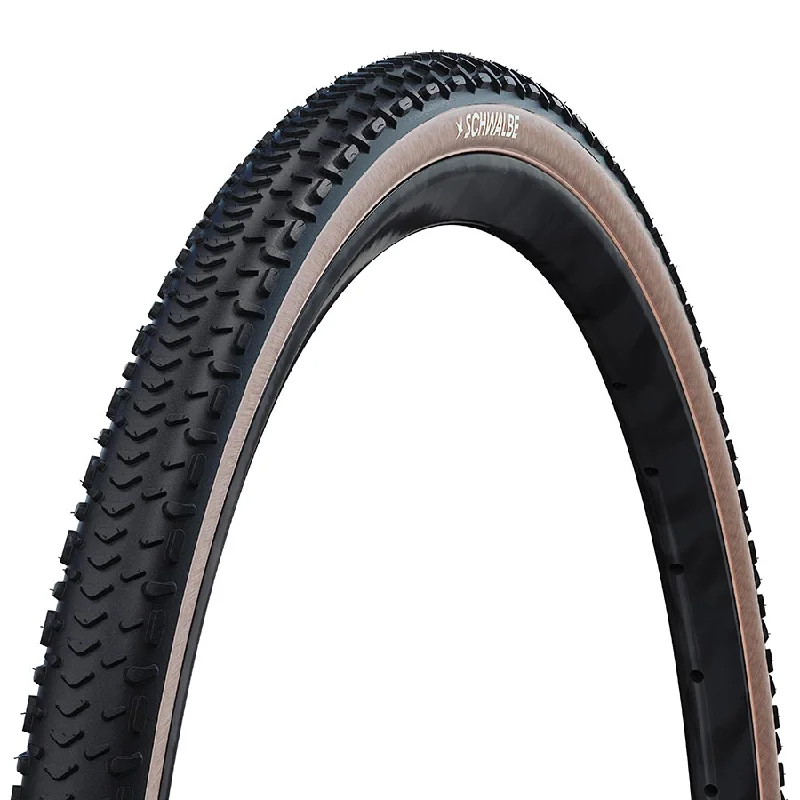 bicycle gear durability-Schwalbe G-One RX Tire - 700 x 45 Tubeless Folding BLK/Transparent Evolution Line Pro Addix Race