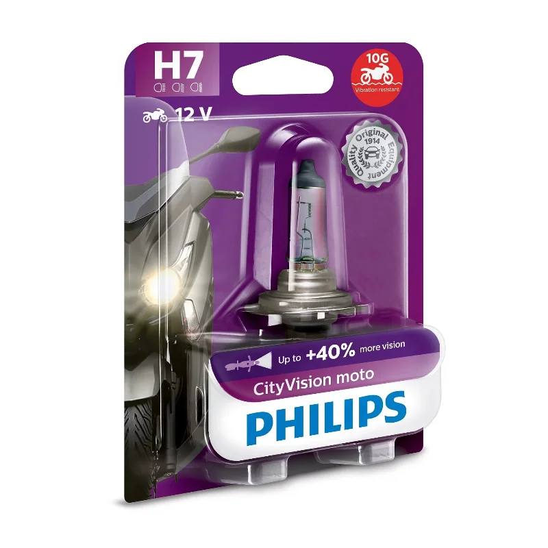 bicycle lever flex-PHILIPS BULB H7 12972 CTV 12V 55W PX26d BW CITY VISION