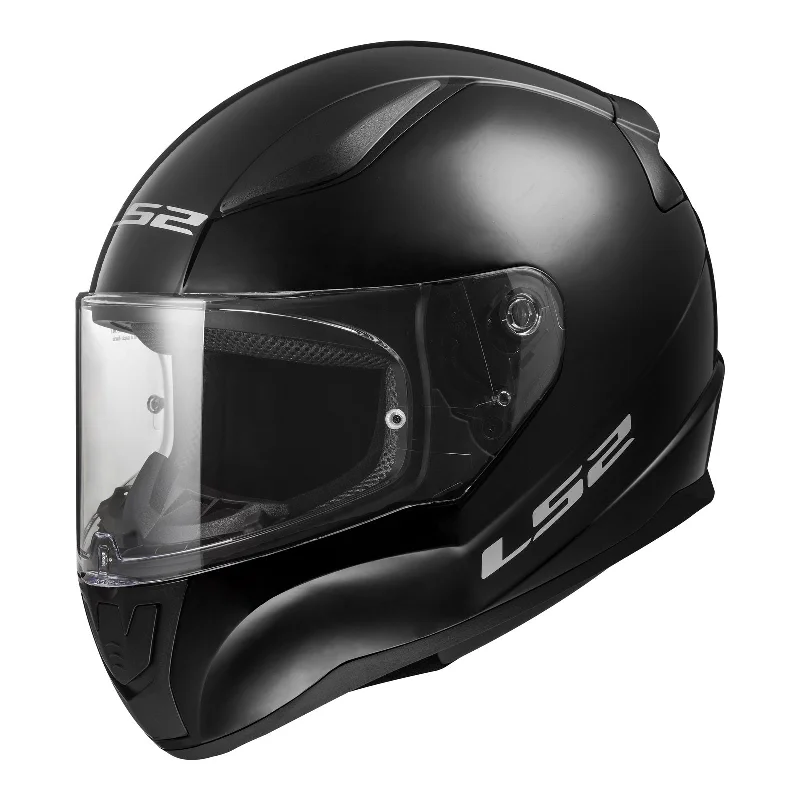 bicycle handlebar capacity-LS2 FF353 RAPID II SOLID HELMET - GLOSS BLACK