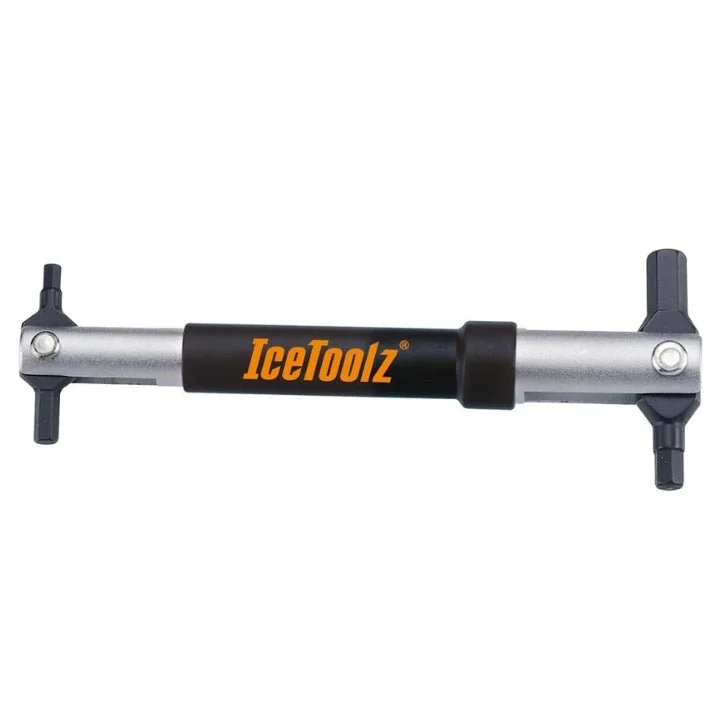 bicycle seatpost personalization-IceToolz 36H1 Quartet Wrench 4X5 Plus 6x8mm