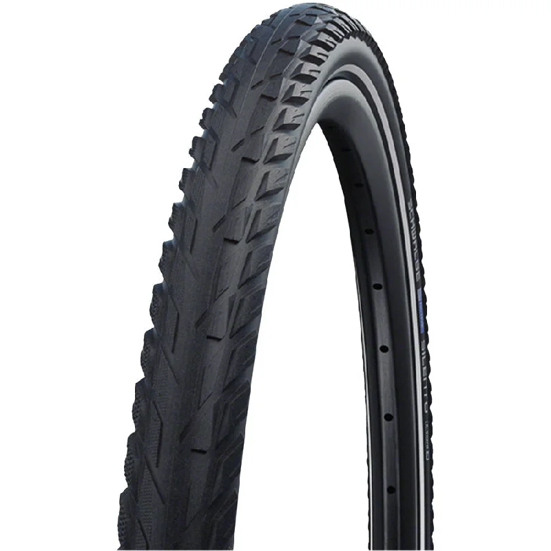 bicycle chain compression-Silento Touring-Hybrid Bike Tire - 700 x 35, Clincher, Wire, Black, K-Guard, SBC