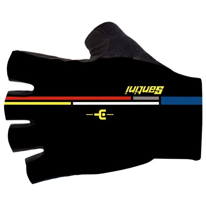 bicycle brake strain-Santini TDF Alpe D'Huez Gloves