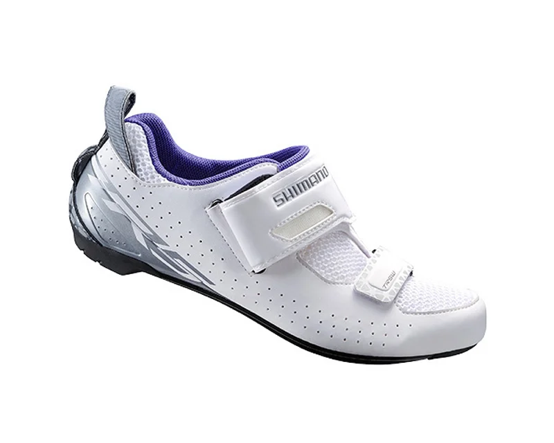 bicycle valve responsiveness-Shimano SH-TR5W Shoes White 38.0