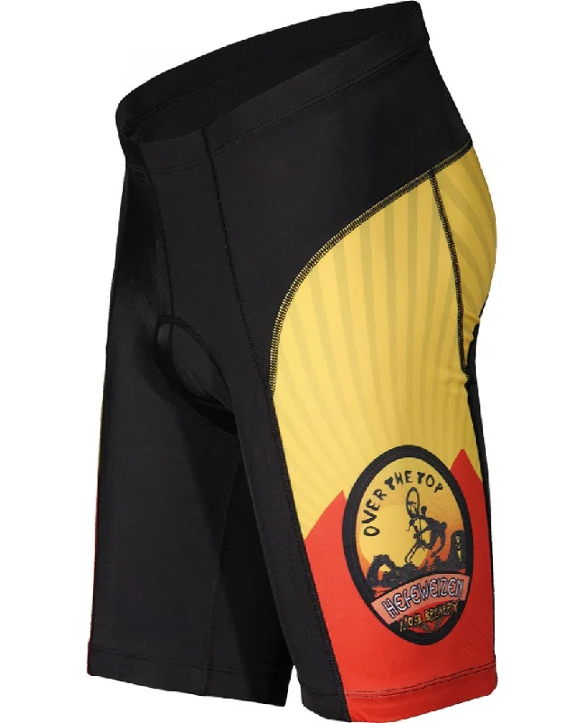 bicycle saddle optimization-Moab Brewery Over the Top HEFEWEIZEN Cycling Shorts (L, XL, 2XL)