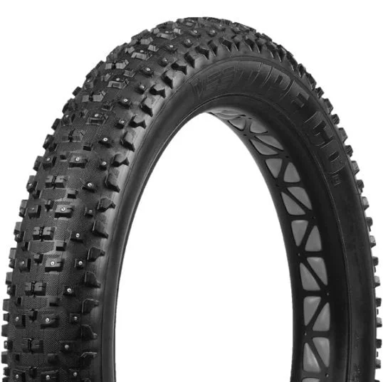 bicycle handlebar consistency-Vee Tire XL Snowshoe 26X4.8" Folding Studded Tire