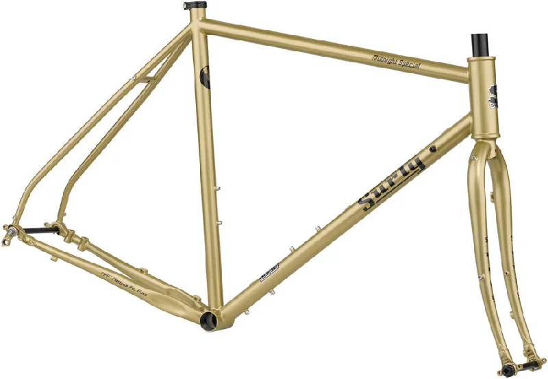 bicycle chain shear-Surly Midnight Special Frameset - 650b/700c Steel Fools Gold 56cm