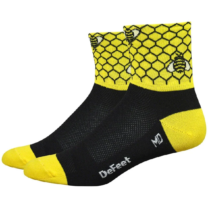 bicycle tool flex-Aireator Bee Aware Bike Socks - Yellow/Black