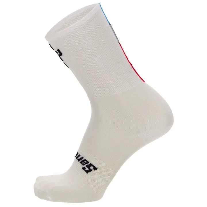 bicycle cleat efficiency-Santini TDF Alpe D'Huez Socks