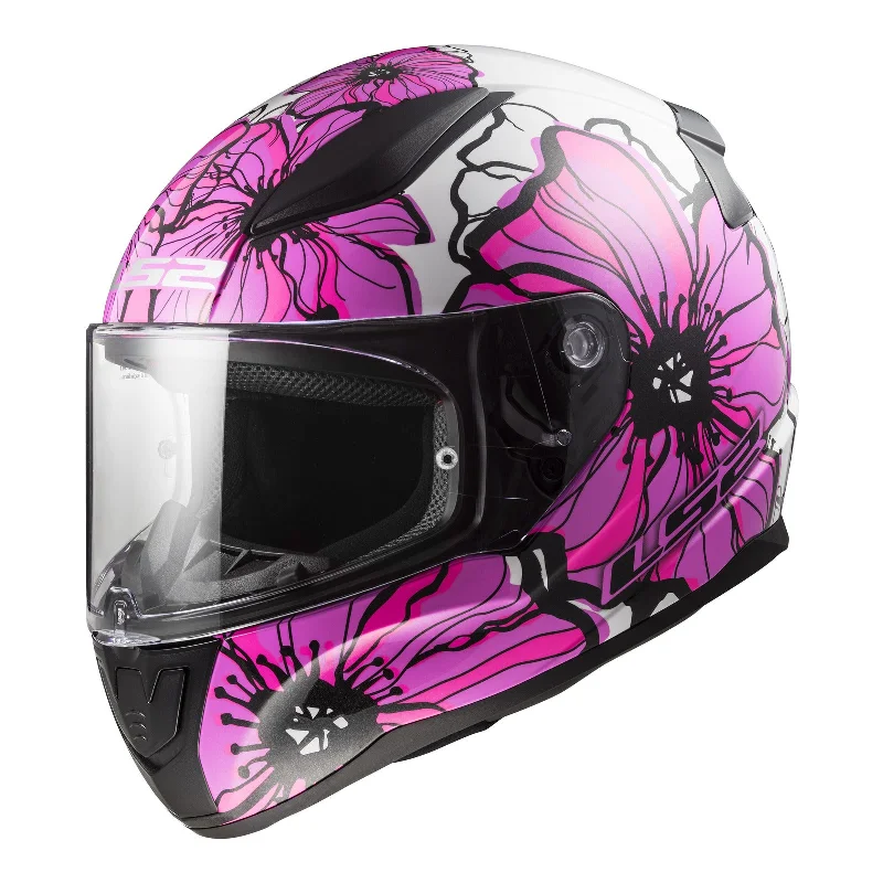 bicycle sidewall endurance-LS2 FF353 RAPID II HELMET - POPPIES PINK