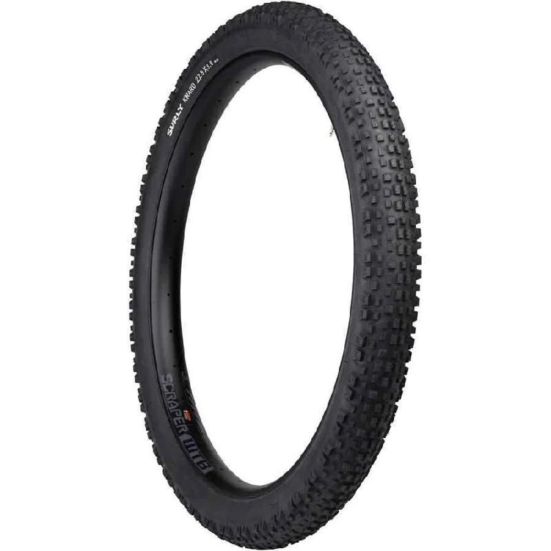 bicycle rust endurance-Knard Tire - 27.5 x 3 Tubeless Folding Black 60tpi