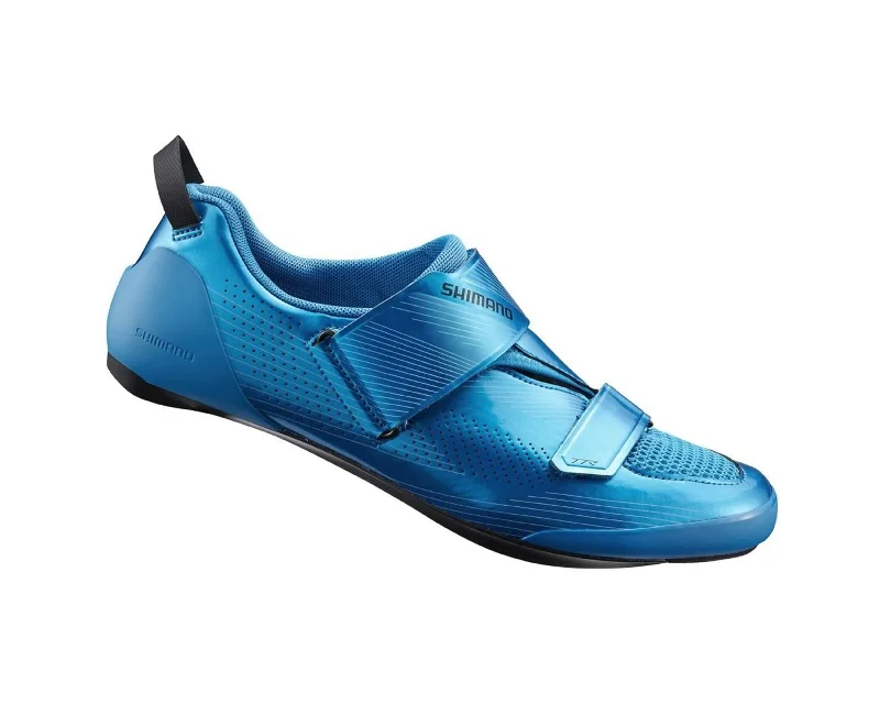 bicycle shoe efficiency-Shimano SH-TR901 Shoes Blue