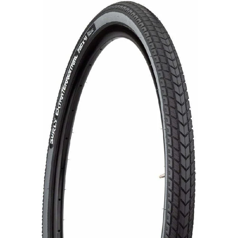 bicycle brake strain-ExtraTerrestrial Tire - 700 x 41 Tubeless Folding Black/Slate 60tpi