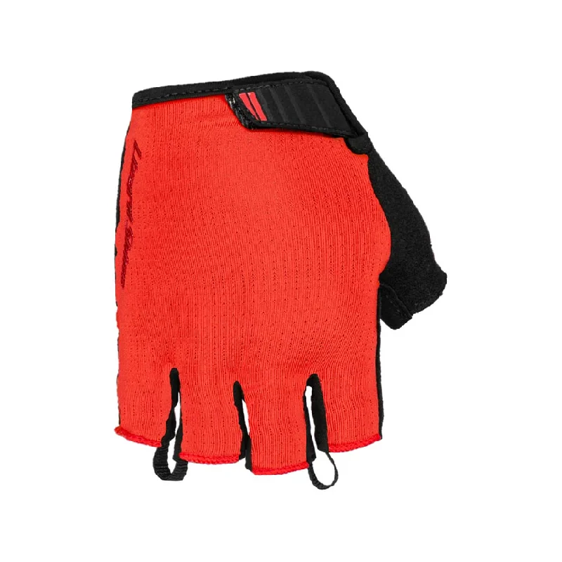 bicycle stand flex-Lizard Skins Aramus Apex Short Finger Gloves Crimson Red L Pair