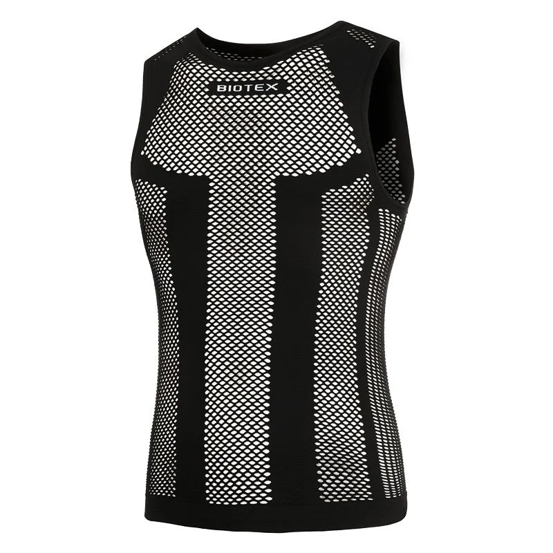 bicycle chain flex-Maglia intima senza maniche Biotex Piuma - Nero