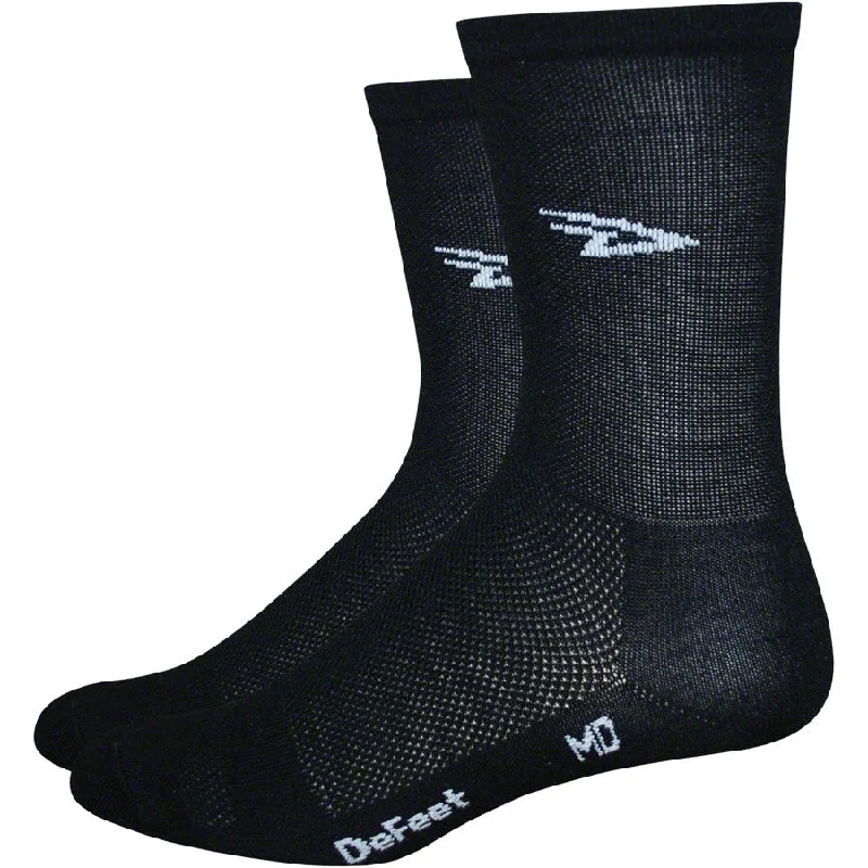 bicycle cleaner shear-Aireator D-Logo Bike Socks - Black