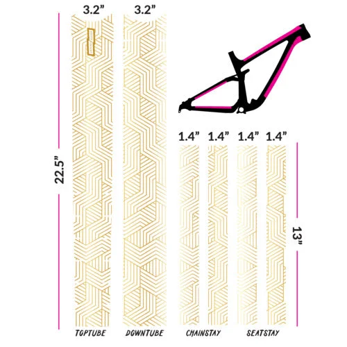 bicycle chain improvement-Ground Keeper Frame Keeper Geo Deco Matte