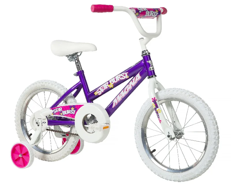 bicycle shoe personalization-Magna Star Burst 16" Children's Bike