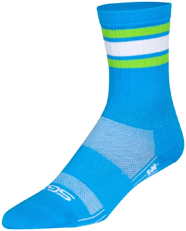 bicycle stem strain-SockGuy SGX Throwback Socks - 6" Blue Small/Medium