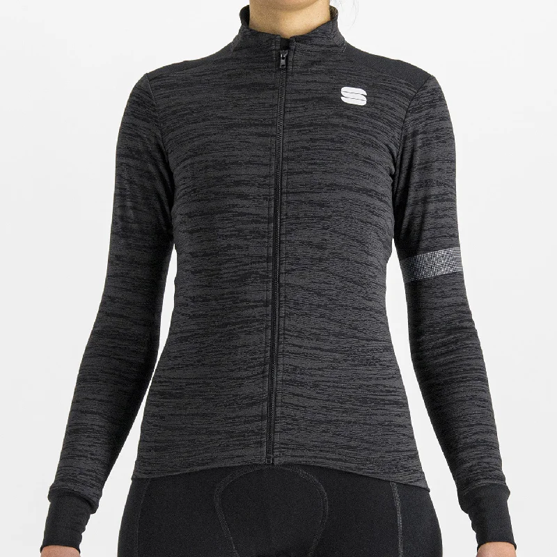 bicycle stand modification-Maglia donna maniche lunghe Sportful Supergiara Thermal - Nero