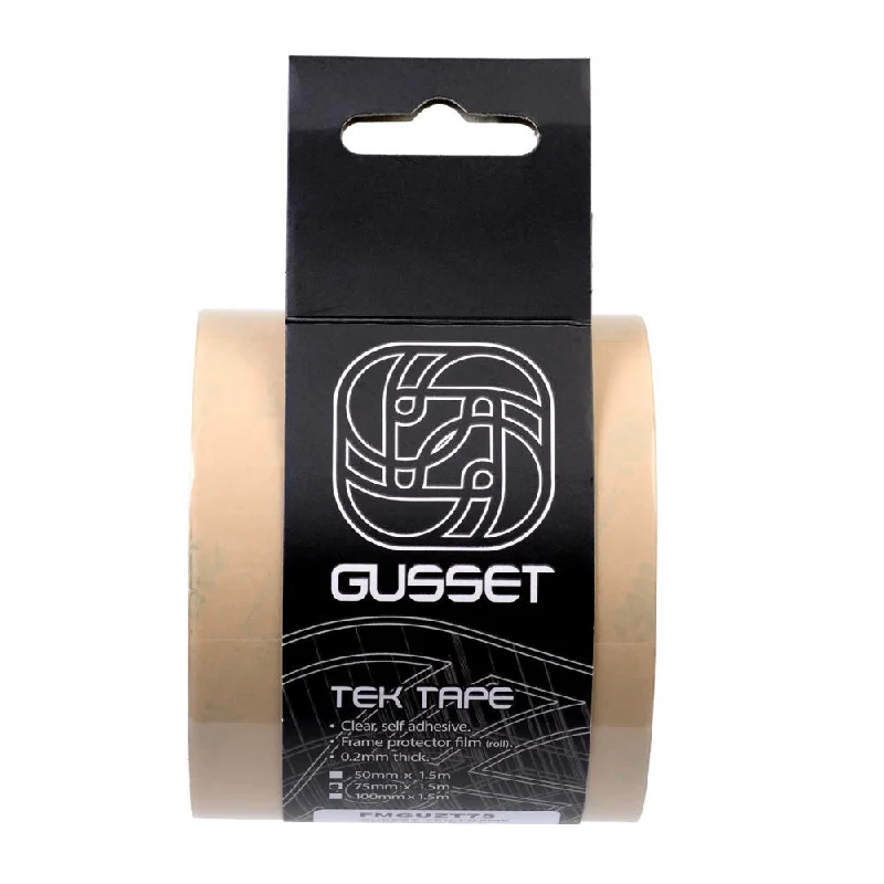 bicycle pedal versatility-Gusset TEK Frame Protector Tape Roll 50mm x 1.5m (.2mm) Ea