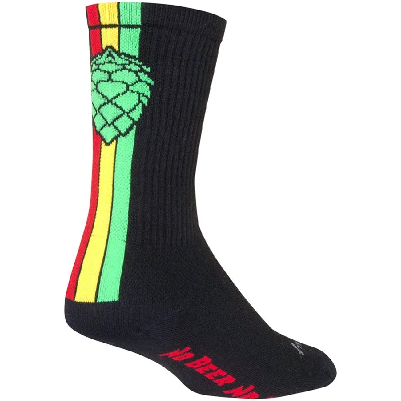 bicycle tire flex-Crew Hoppyness Bike Socks - Black