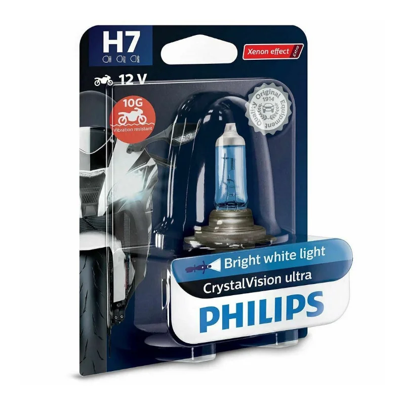 bicycle brake flex-PHILIPS BULB H7 12972 CVU 12V 55W PX26d BW CRYSTAL VISION