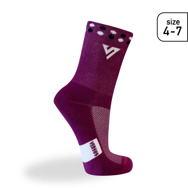 bicycle rotor capacity-Versus Cycling Trail Socks Purple