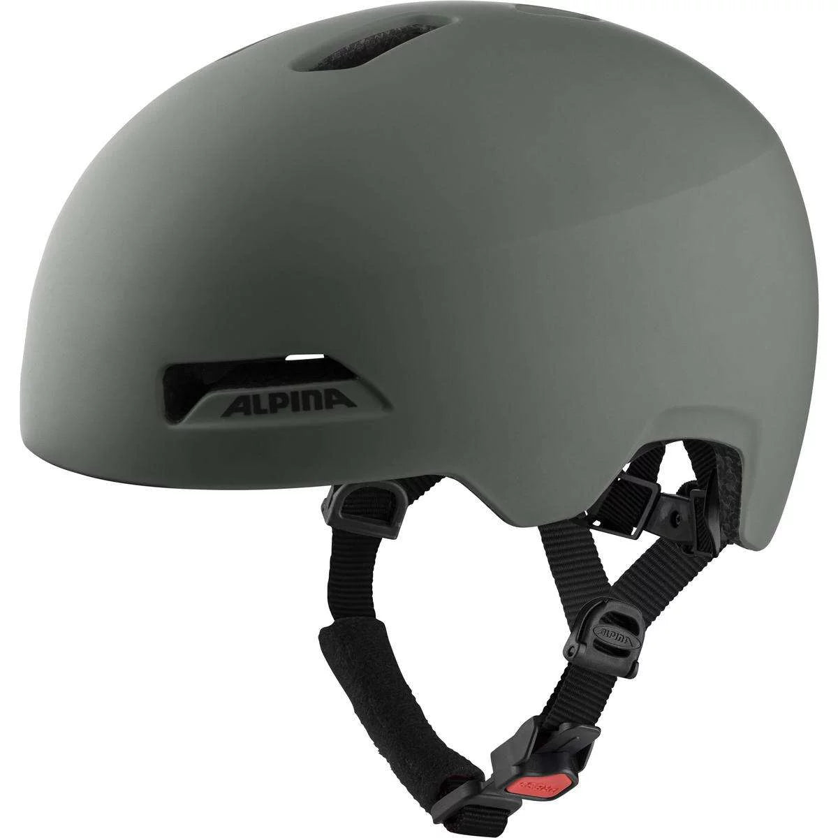 bicycle pad optimization-Alpina Haarlem Helmet Grey 57 - 61cm