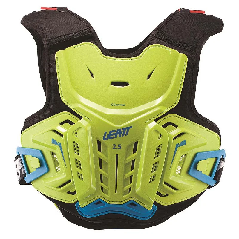 bicycle tool endurance-Leatt Chest Protector 2.5 Lime/Blue Jr 147--159cm