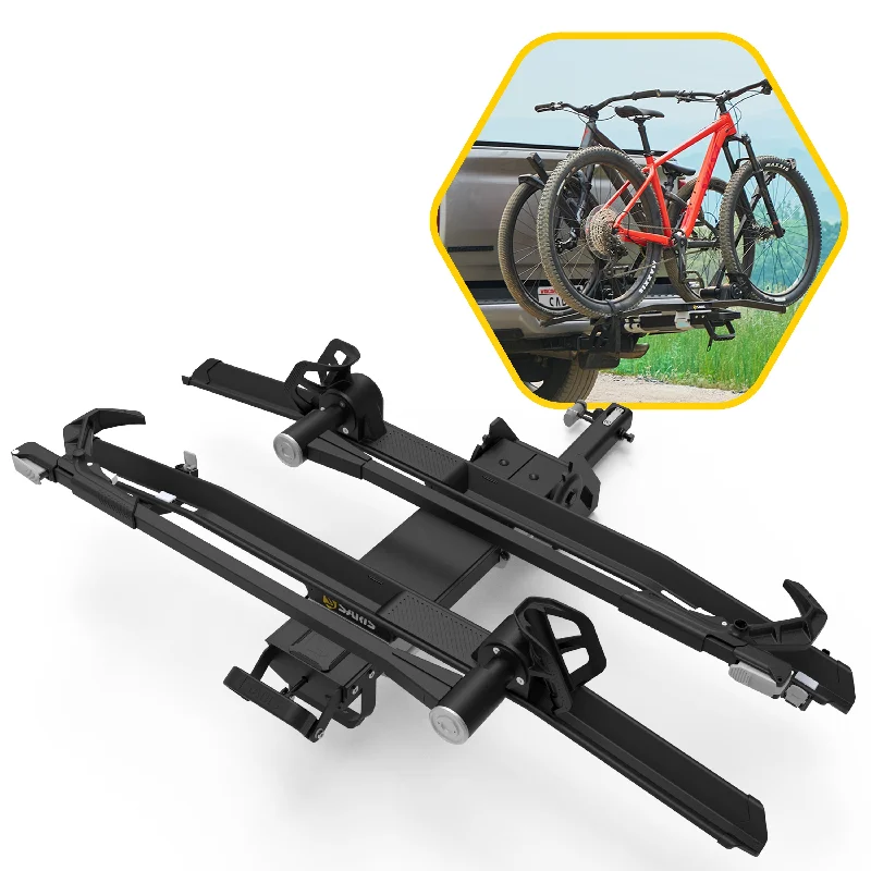 bicycle handlebar improvement-MHS UNO 2-Bike Modular Hitch System  Expandable, Zero-Frame-Contact Design