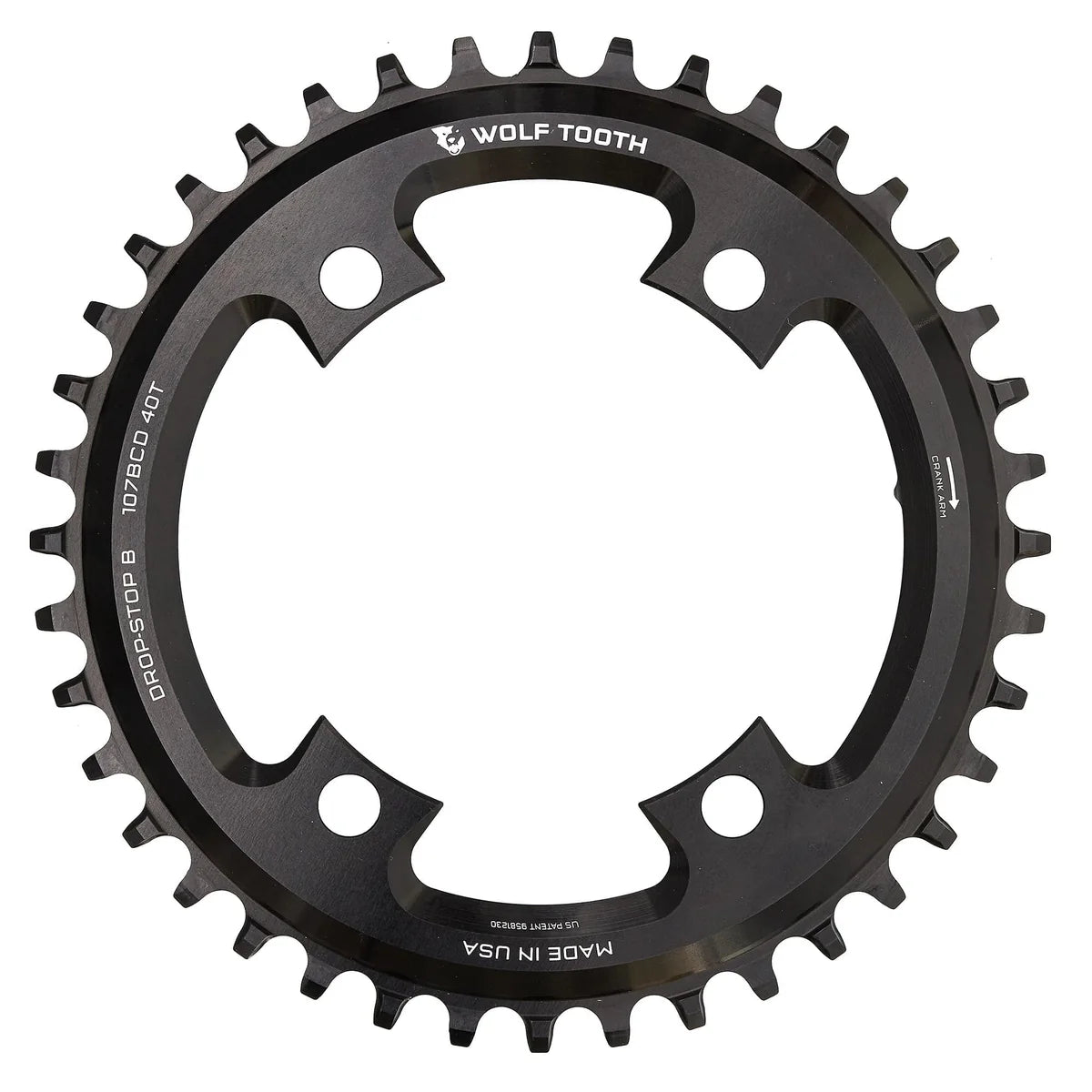 bicycle frame enhancement-Wolf Tooth Components 107 BCD Sram Chainring - 40T