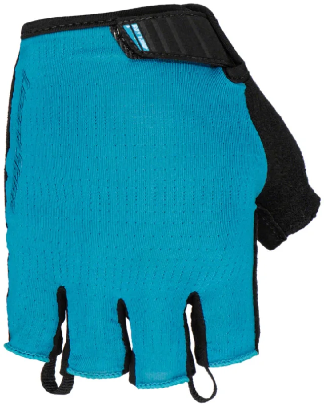 bicycle lever flex-Lizard Skins Aramus Apex Short Finger Gloves Polar Blue L Pair