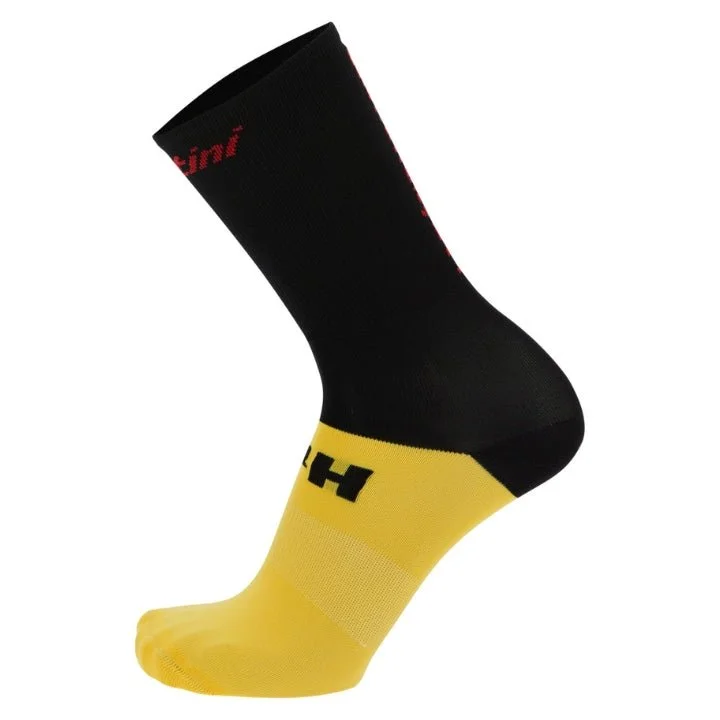 bicycle brake efficiency-Santini TDF Mur De Huy Socks