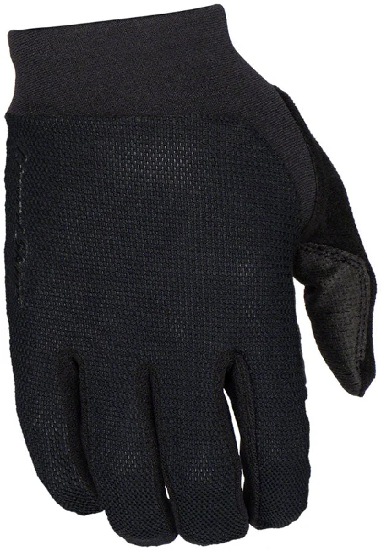 bicycle derailleur tensile-Lizard Skins Monitor Ignite Full Finger Gloves Jet Black XXL Pair