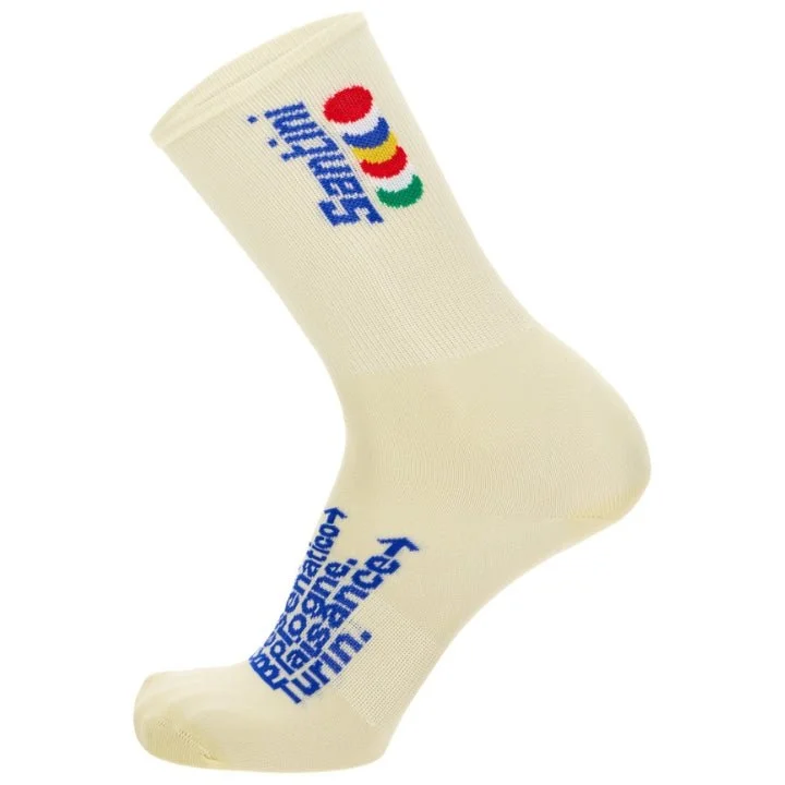 bicycle lever efficiency-Santini TDF Grand Depart Florence Socks