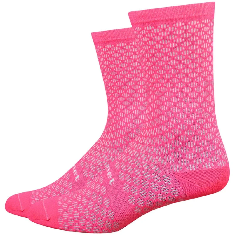 bicycle seatpost optimization-Evo Mont Ventoux Bike Socks - Pink