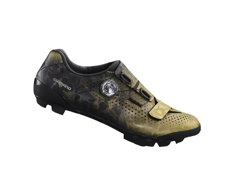 bicycle tire upgrade-Shimano SH-RX800W Gravel Shoe Wmns Yellow Gold 41