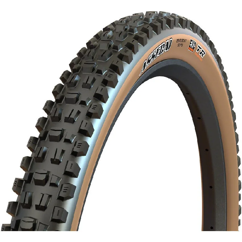 bicycle sidewall refinement-Assegai Tire - 29 x 2.5, Tubeless, Tan, EXO, Wide Trail