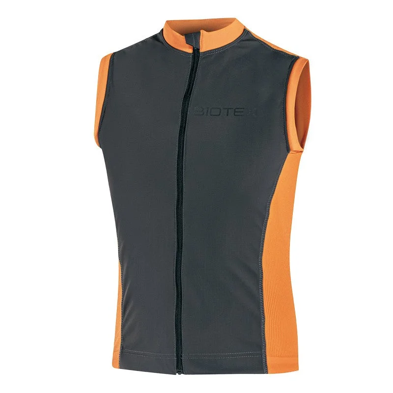 bicycle paint shear-Gilet Biotex Win Antivento - Nero arancio