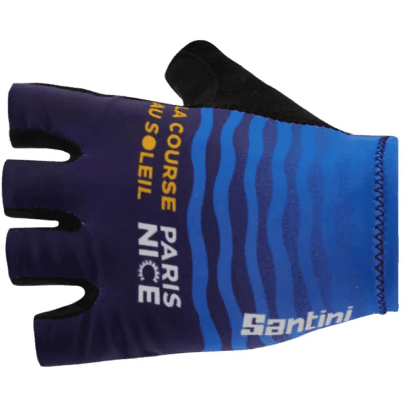 bicycle handlebar durability-Santini TDF Paris Nice Gloves