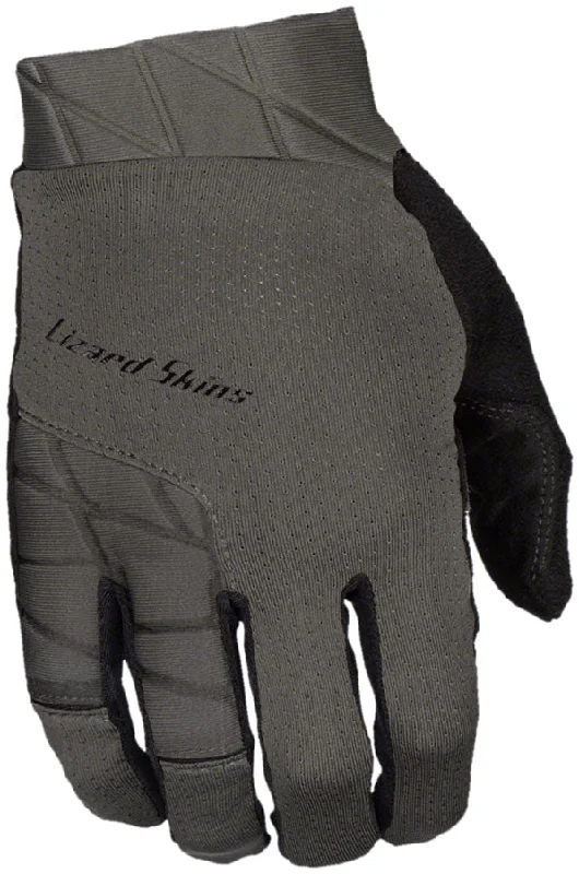 bicycle paint calibration-Lizard Skins Monitor Ops Full Finger Gloves Graphite Grey XXL Pair