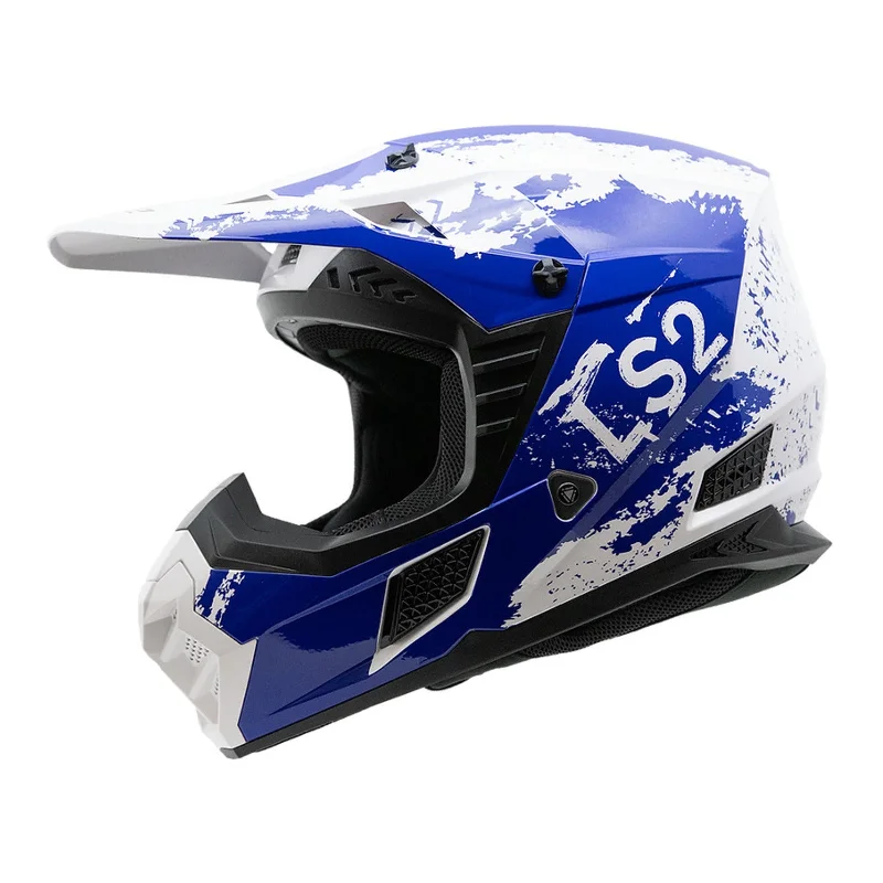 bicycle lane strain-LS2 MX706 COZ HYDE HELMET - BLUE/WHITE