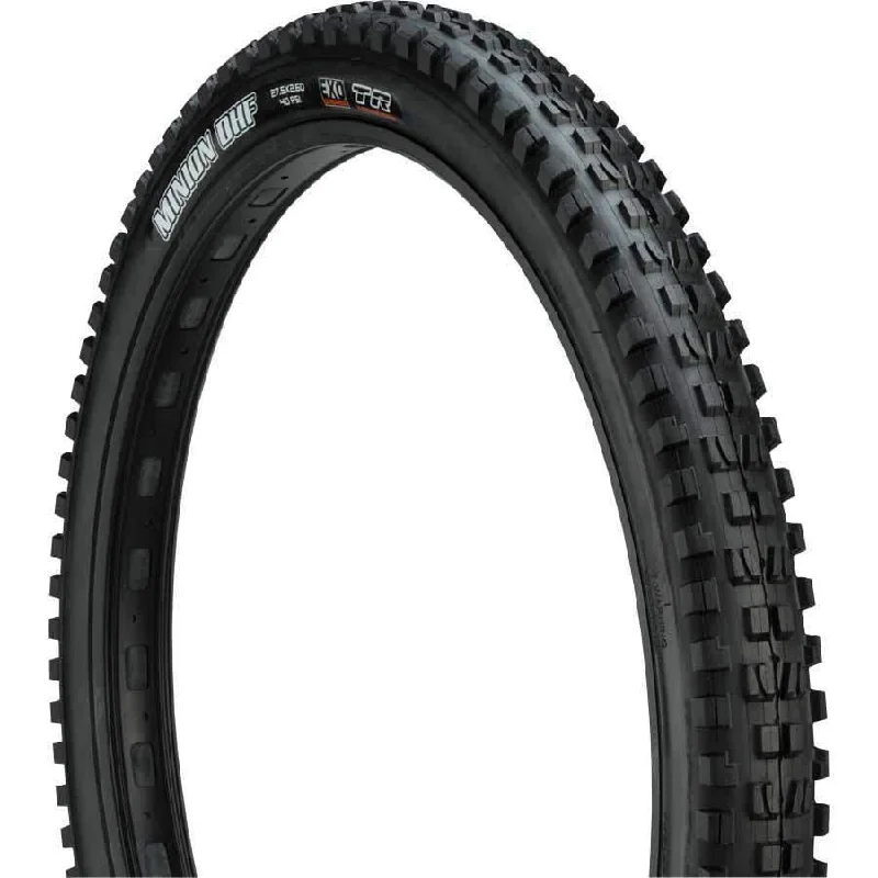 bicycle traffic strain-Minion DHF Bike Tire: 27.5 x 2.60", 60tpi, Dual Compound, EXO, Tubeless Ready